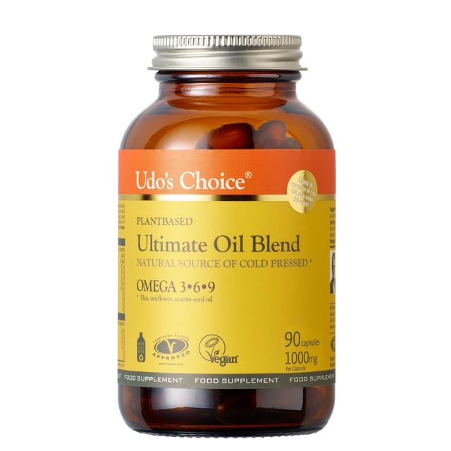 Udo’s Choice Ultimate Oil Blend Omega 3 & 6 Capsules 1000mg, 90 Per Pack
