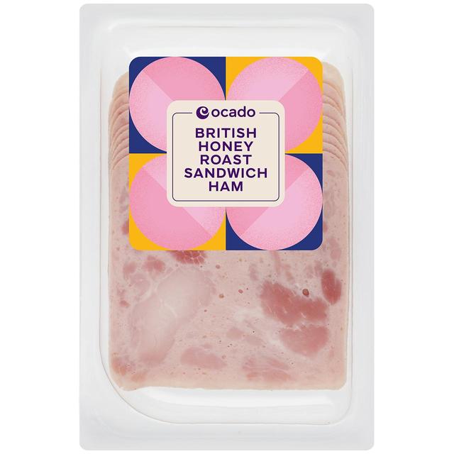 Ocado British Honey Roast Sandwich Ham, 115g