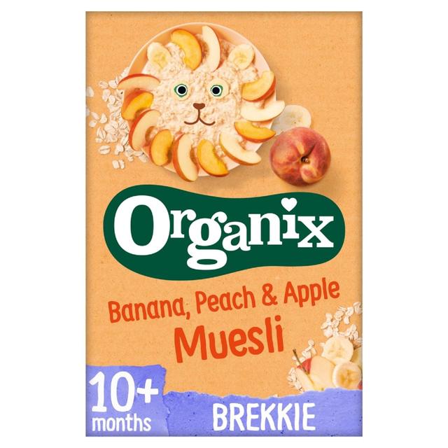 Organix Banana Peach & Apple Organic Baby Muesli, 10 Mths+, 200g
