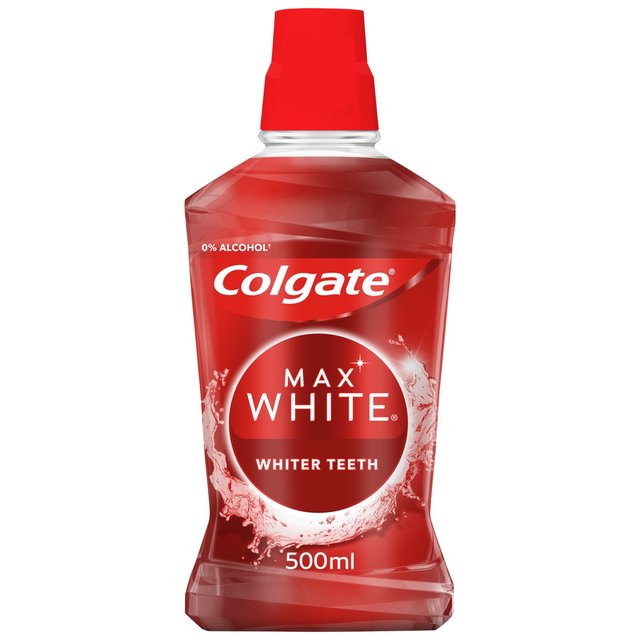 Colgate Max White Expert Whitening Mouthwash, 500ml