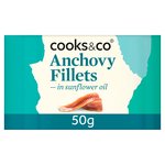 Cooks & Co Anchovy Fillets in Sunflower Oil