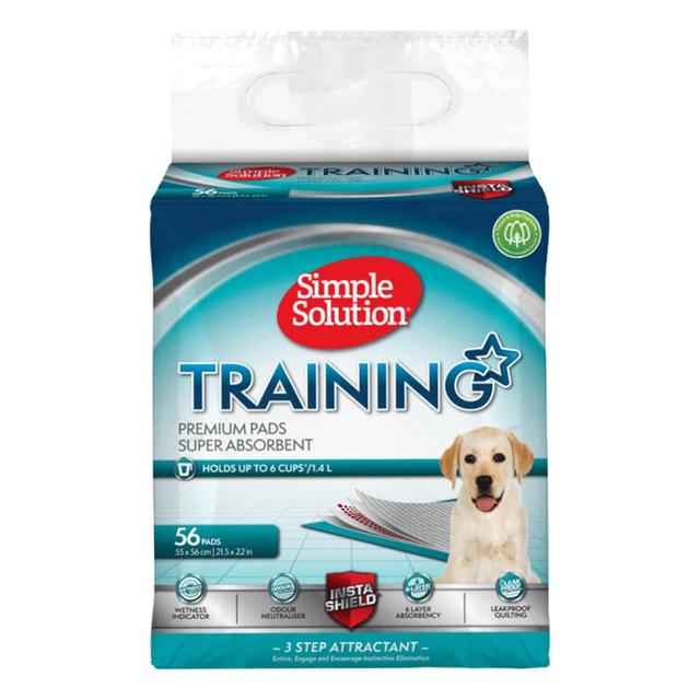 Simple Solution Puppy Training Pads, 56 Per Pack
