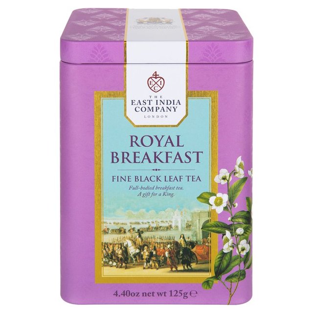 The East India Company Royal Breakfast Black Loose Leaf Tea Caddy, 125g