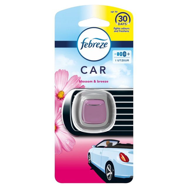 Febreze Car Clip Air Freshener Blossom & Breeze, 2ml