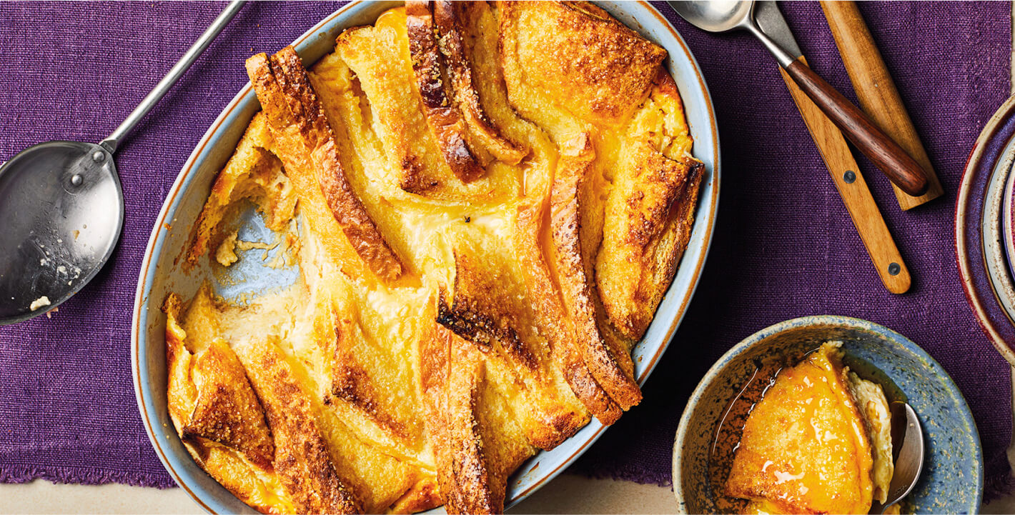 Nigella's So-Wrong-It's-Right Bread-and-Butter Pudding