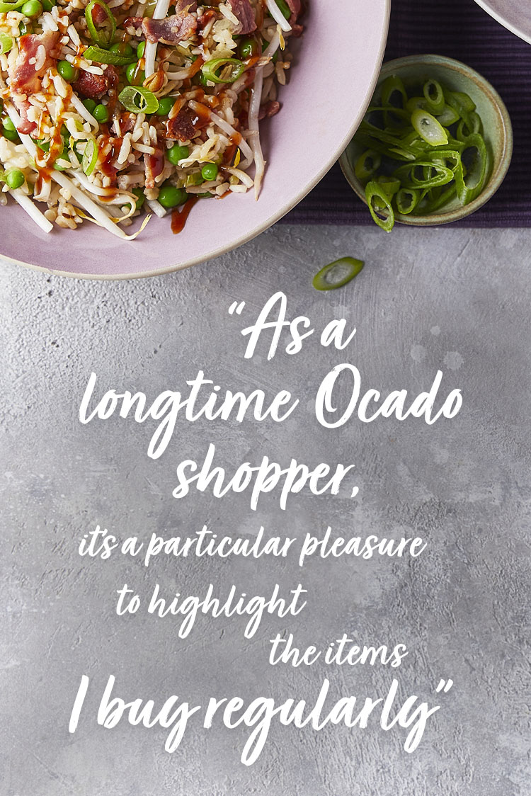 Nigella's quote: 'As a longtime Ocado shopper, it's particular pleasure to highlight the items I buy regularly