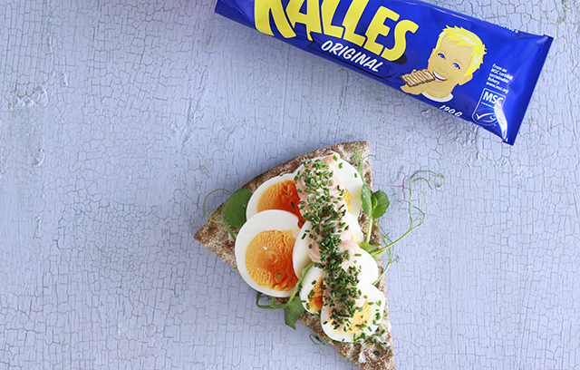 Egg & Kalles Kaviar Sandwich
