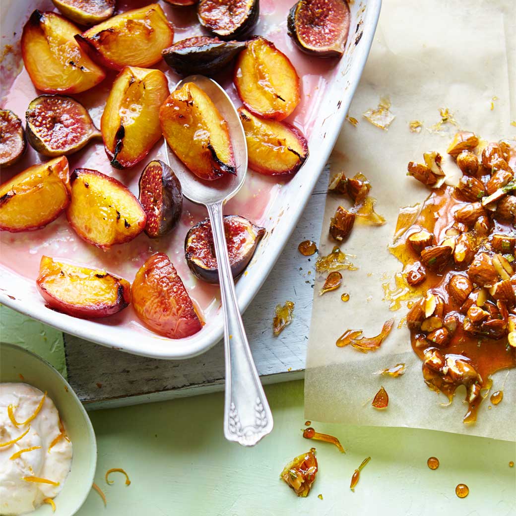 Roast Peaches & Figs