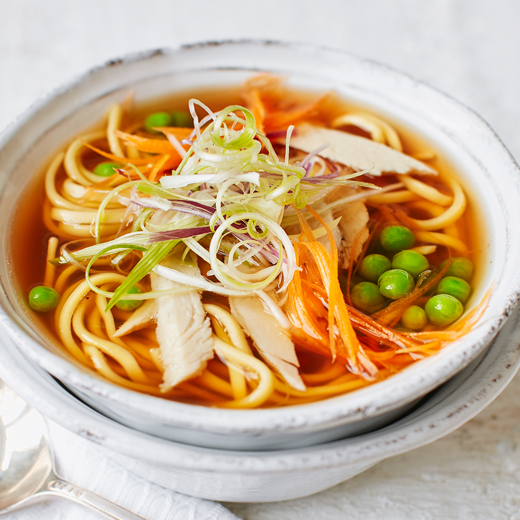 Turkey & Spring Onion Noodle Soup