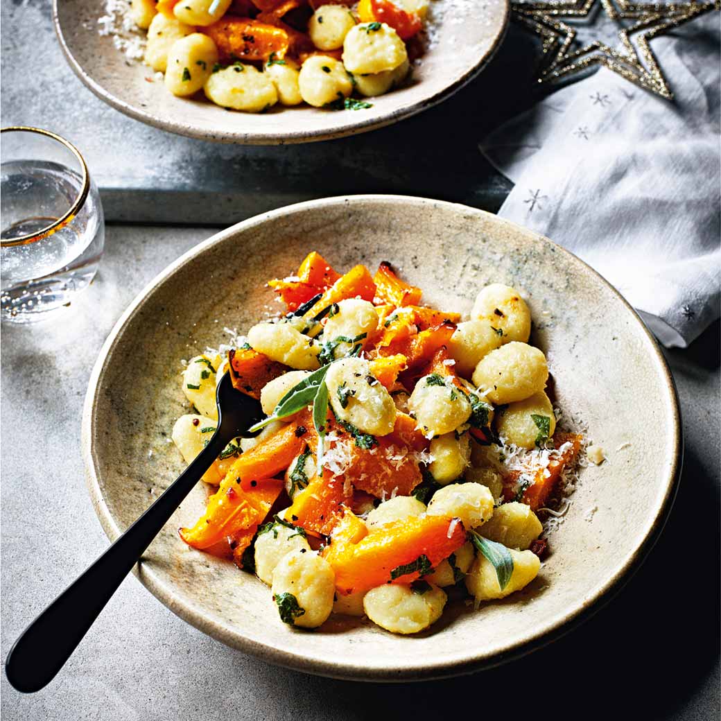 Gnocchi with Roasted Butternut Squash and Sage Butter