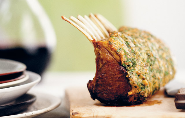 Spring Suppers: Crusted Rack of Lamb for Luke