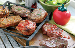 Welsh Lamb Steaks and Chops with Marinades