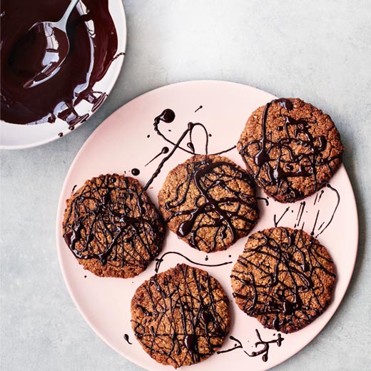 Cashew and Chocolate Wholemeal Cookies