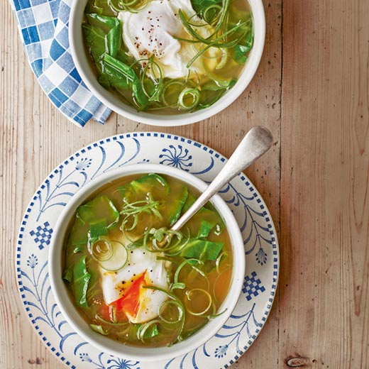 Poached Egg and Miso Breakfast Soup