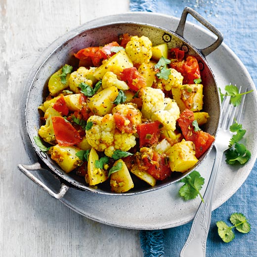  Indian Spiced New Potato and Cauliflower Curry