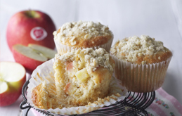 Pink Lady Oaty Crumble Apple Muffins 