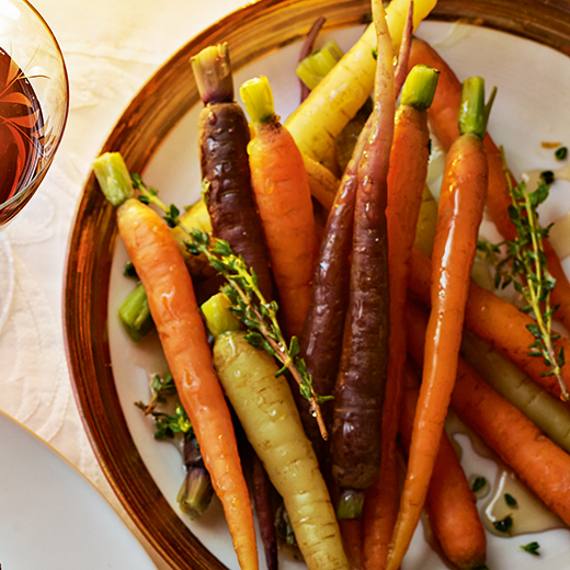 Maple and Butter Glazed Carrots