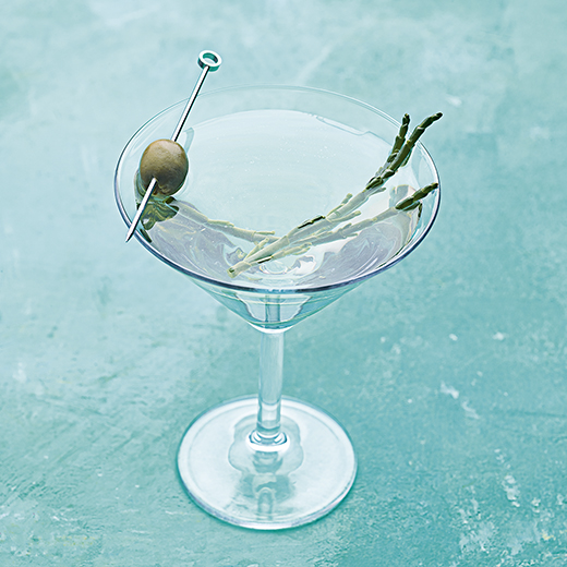 Gin and Samphire Rockpool Martini