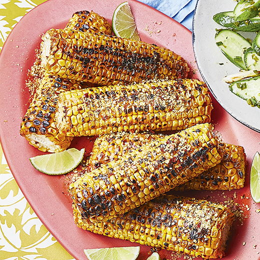 Charred Corn with Maple Spiced Butter