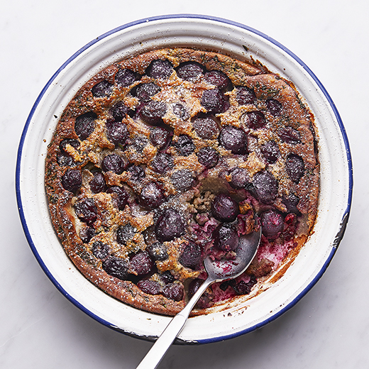 Cherry and Thyme Clafoutis