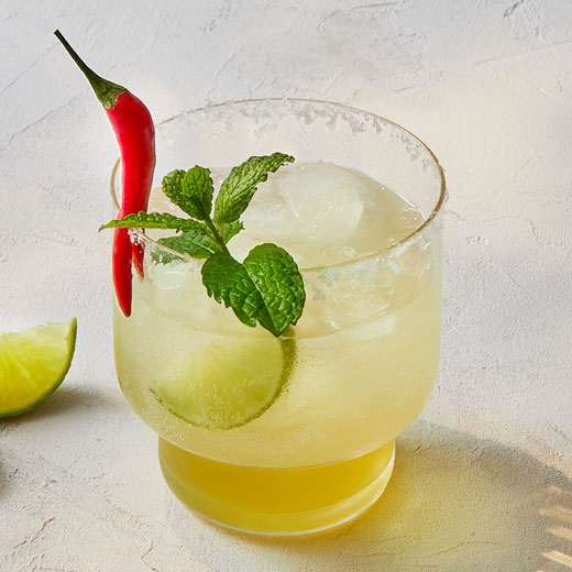Chilli and Lime Alcohol-free Spritz   