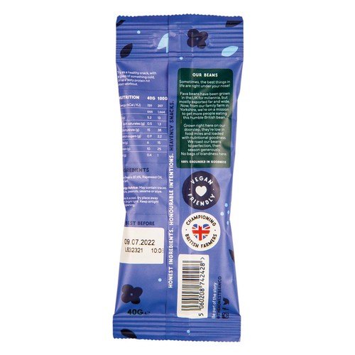 Honest Bean Co Roasted Fava Bean Lightly Salted