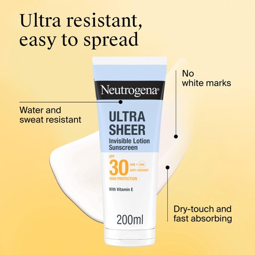 Neutrogena Ultra Sheer Body Sunscreen Lotion SPF30