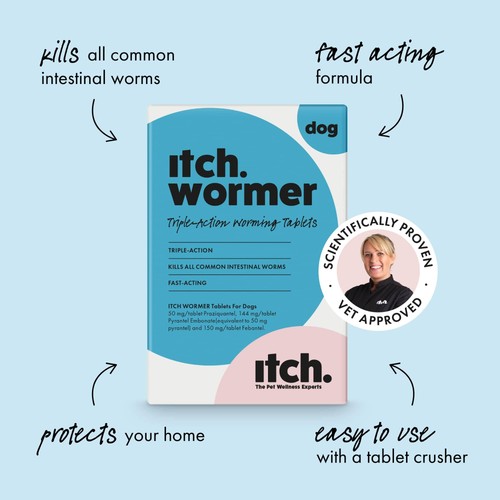 Itch Wormer Tablet Treatment For Dogs (3-20kg)