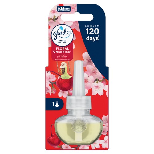 Glade Plug In Scented Oil Refill Floral Cherries