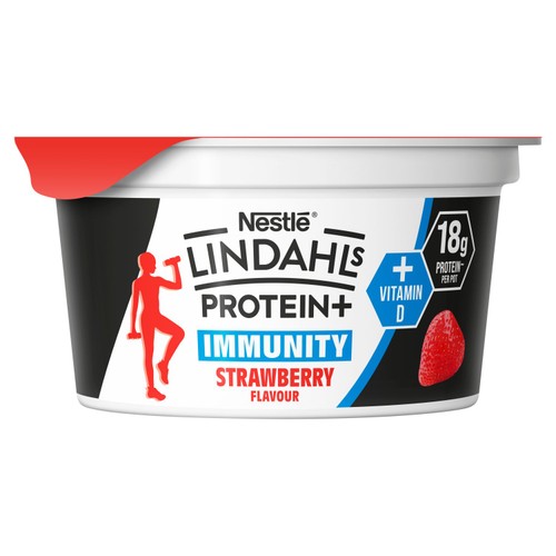 Lindahls Protein Strawberry Immunity Yoghurt