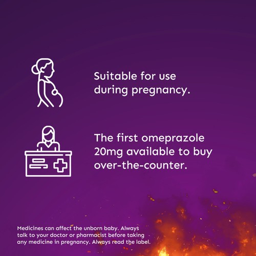 Pyrocalm Control Omeprazole Heartburn Tablets