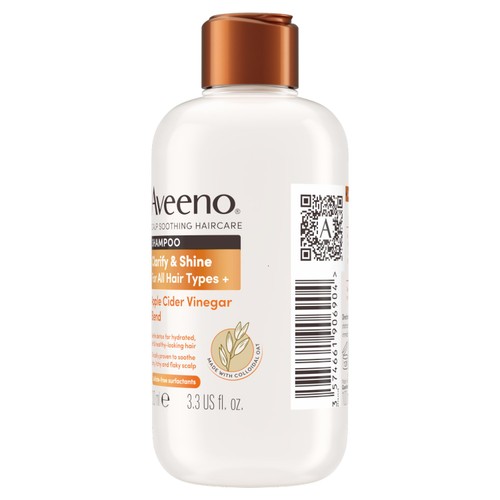 Aveeno Clarify & Shine Apple Cider Vinegar Shampoo for All Hair Types