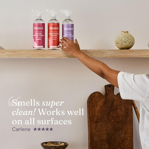 Miniml Anti-Bacterial Surface Cleaner Spray - French Lavender