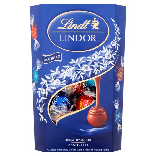 Lindt Lindor Blue Assorted Milk Chocolate Truffles Box