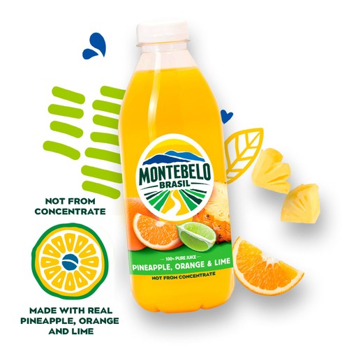 Montebelo Pineapple, Orange & Lime Juice