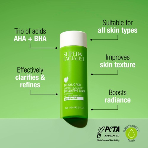Super Facialist Salicylic Acid Smooth & Clarify Exfoliating Toner