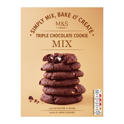 M&S Triple Chocolate Cookie Mix