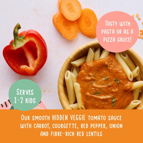 Wildly Tasty Super Tomato & Hidden Five Veg Sauce