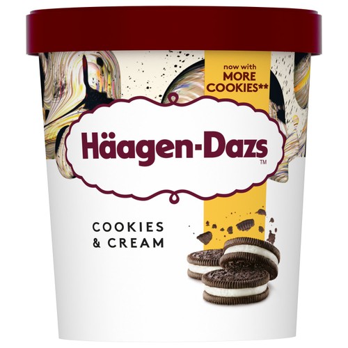 Haagen-Dazs Cookies & Cream Ice Cream
