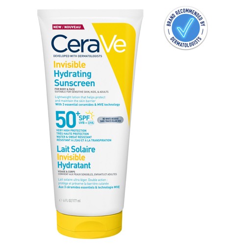 CeraVe Invisible Hydrating Sunscreen SPF 50