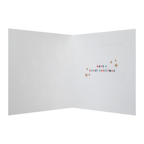 M&S Classic Brother Christmas Card