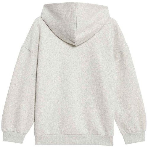 M&S Girls Cotton Rich Zip Hoodie, 10-11 Years, Grey Marl