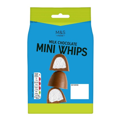 M&S Milk Chocolate Mini Whips