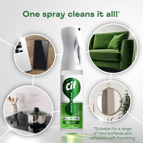 Cif Infinite Clean Lime & Lemongrass All In One Reload Cleaning Refill