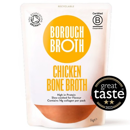 Borough Broth Free-Range Organic Chicken Bone Broth Large Pack 
