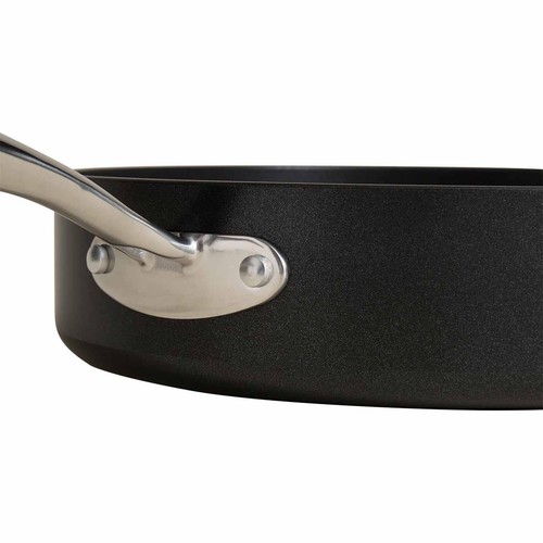 M&S Aluminium Non-Stick Saute Pan, Black