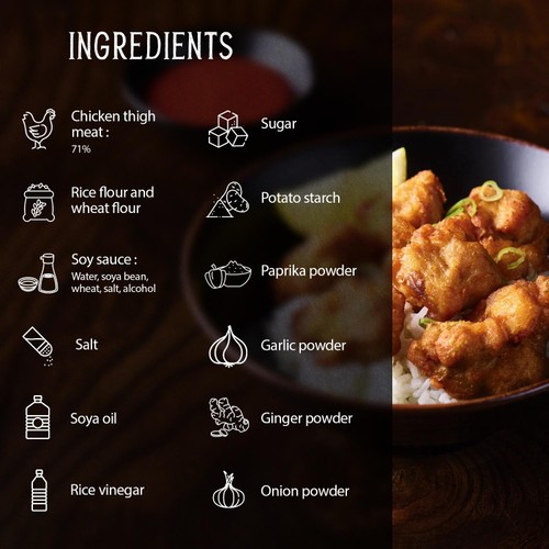 Ajinomoto Japanese Style Fried Karaage Chicken Frozen