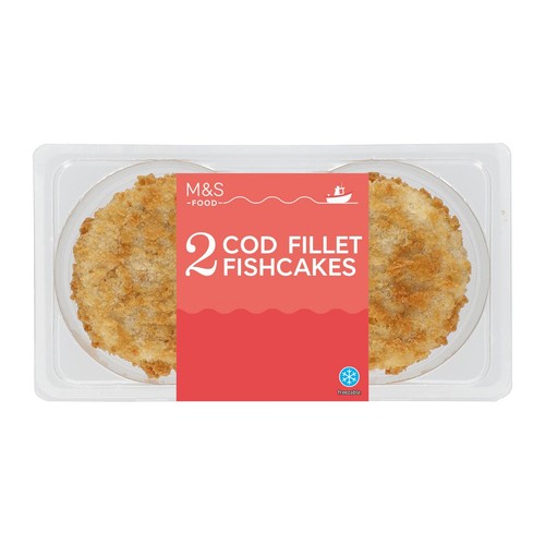 M&S 2 Cod Fillet Fishcakes