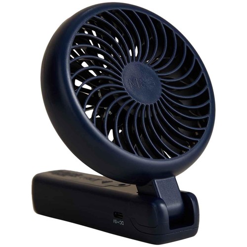 M&S USB Travel Fan, Navy