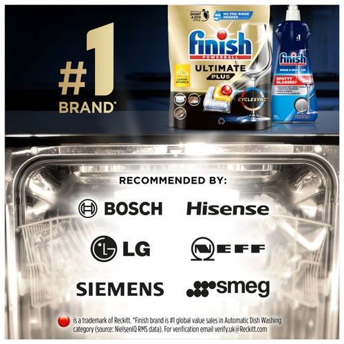 Finish Ultimate Plus All In One Lemon Dishwasher Tablets Lemon